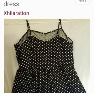 Xhilaration - XS - Made in China - B&W Polka Dot D